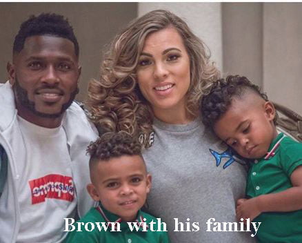 antonio brown wife and sons