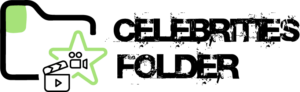 celebrity folder logo green